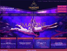 Tablet Screenshot of cirqueimagine.com